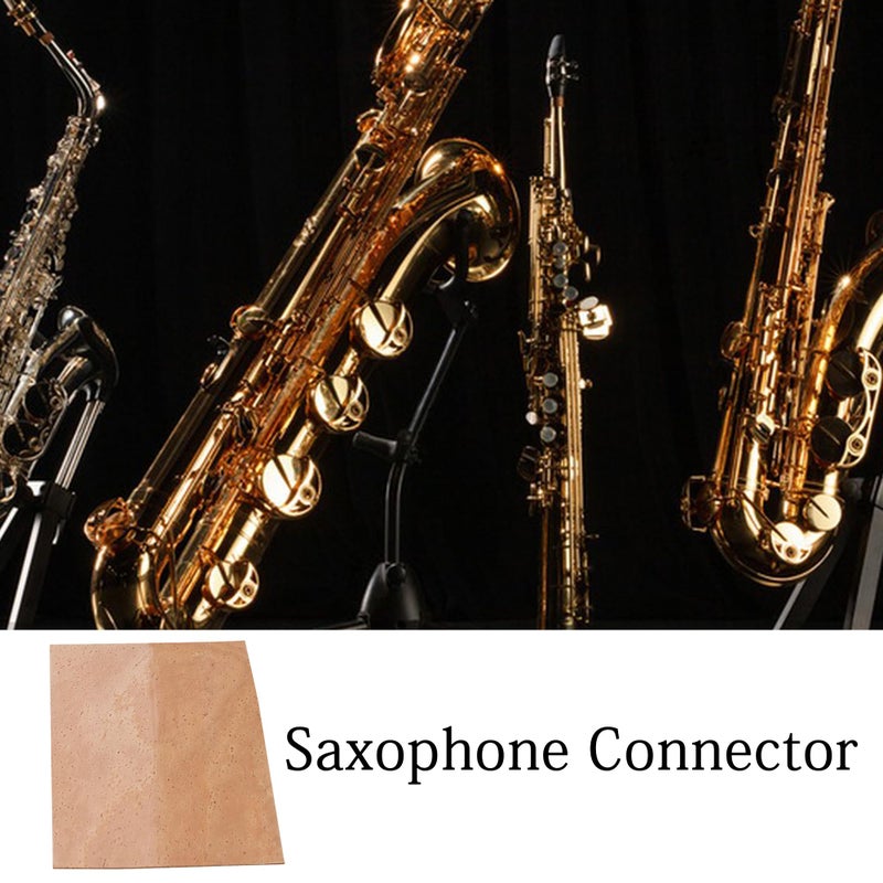lovermusic Wood Color Saxophone Cork Sheet Replacement for Woodwinds Instrument Parts Accessories (Thickness:1.2MM) - Image 2